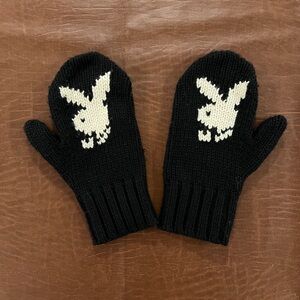 Vintage PLAYBOY Mittens- Adult One Size